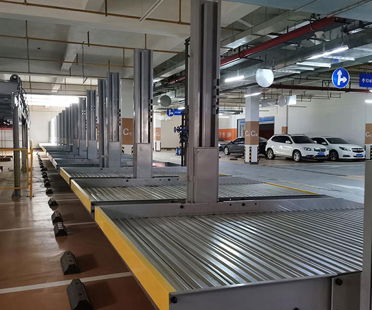 巴塘县二层简易式机械式停车位安装