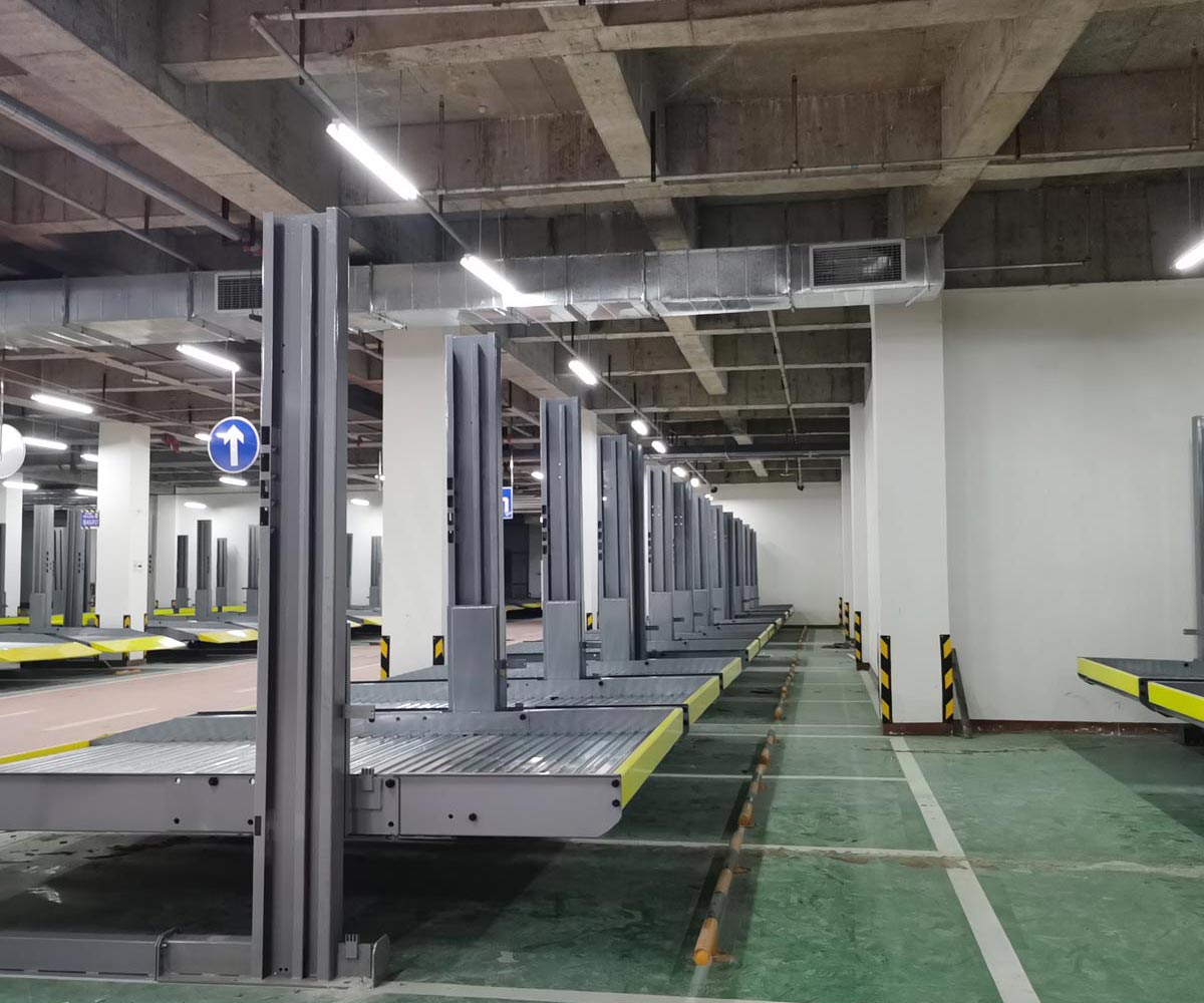 巴中市二层PSH型立体停车设备回收