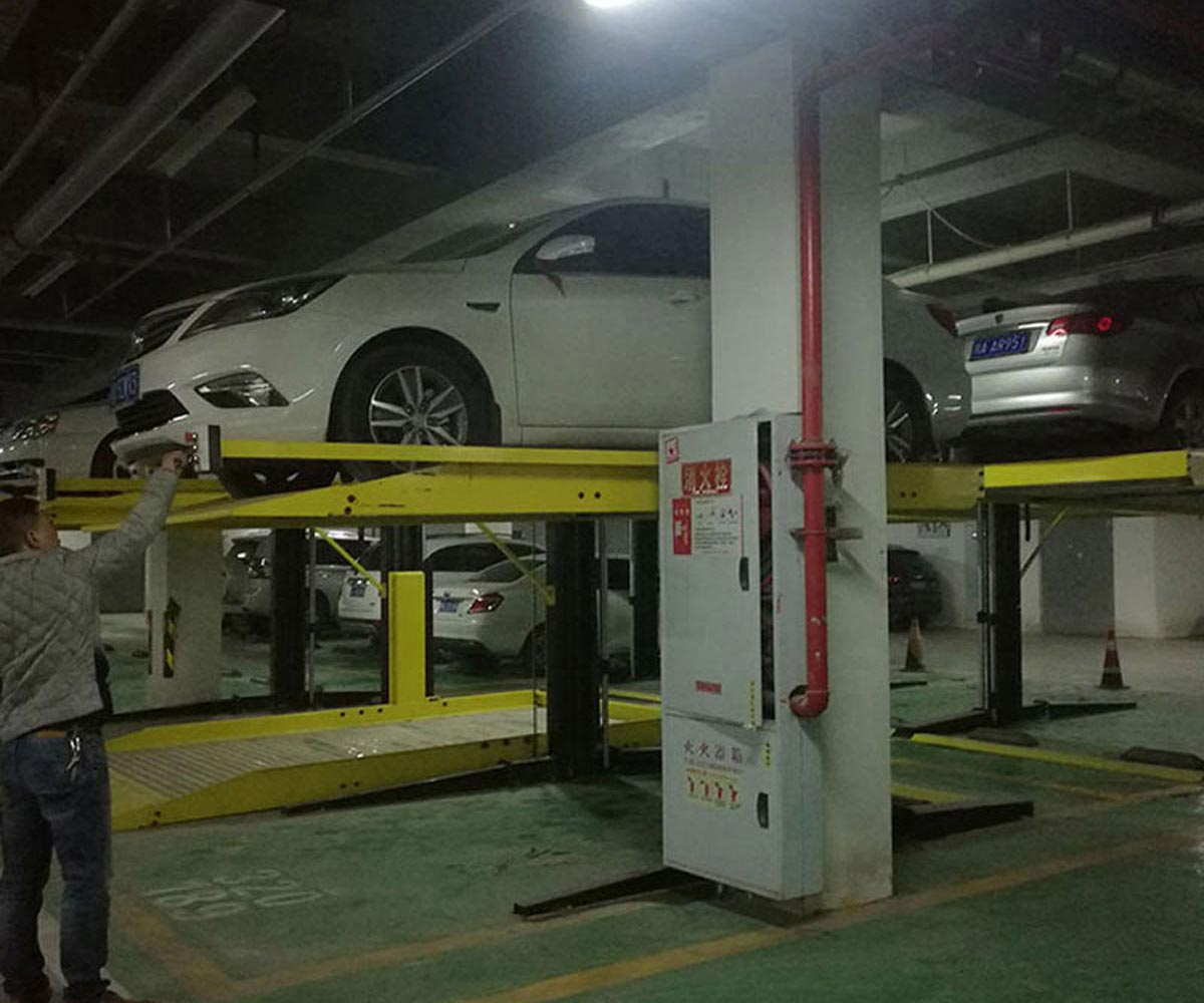 从江县三层升降横移式机械式立体停车设备厂家