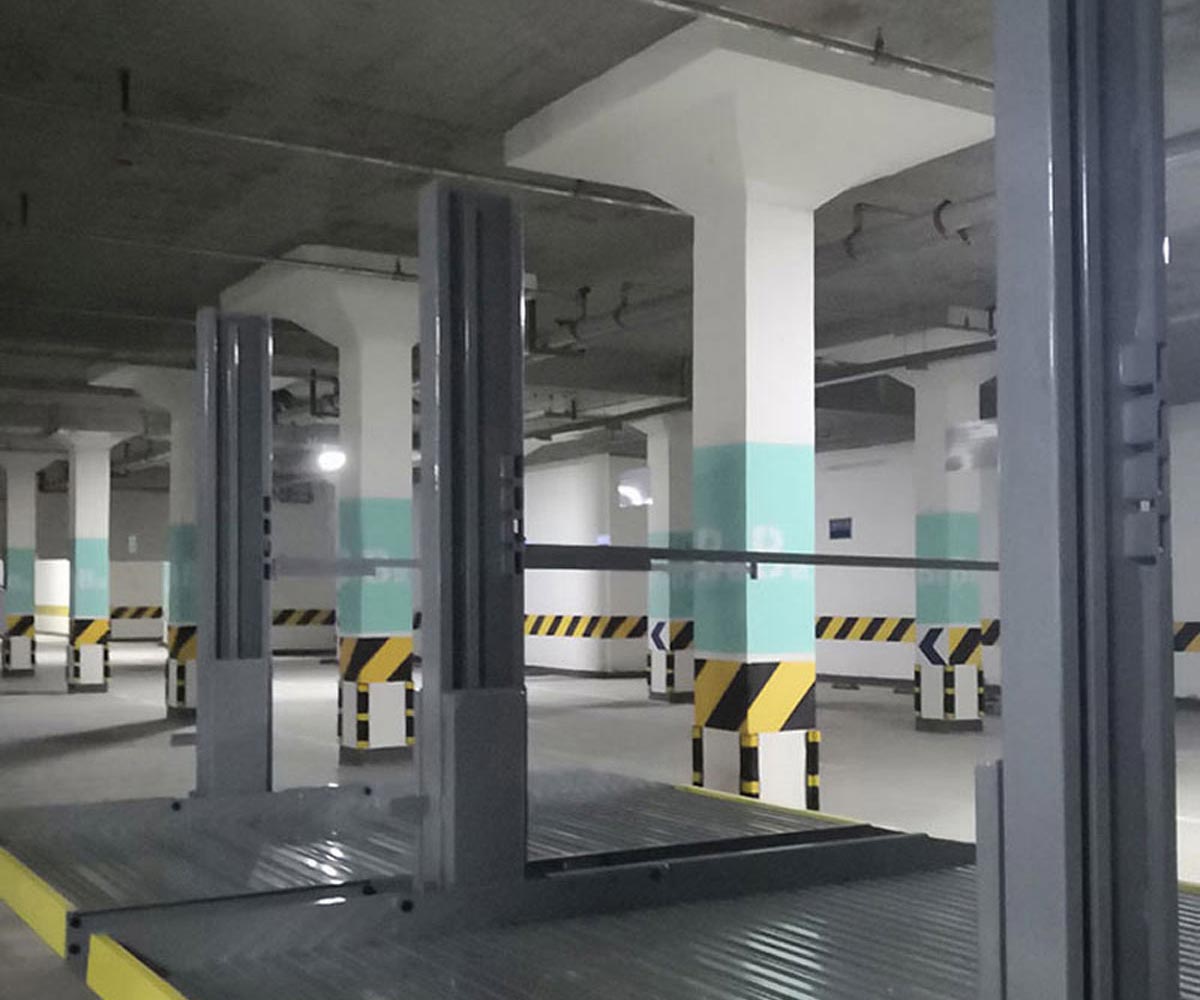 凤庆县二层升降横移机械停车场拆除