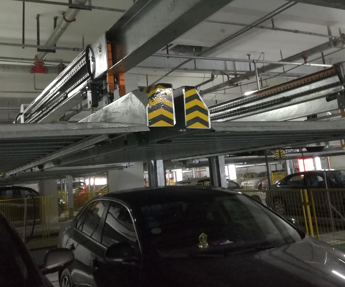 志丹县PSH7七层升降横移立体车库设备