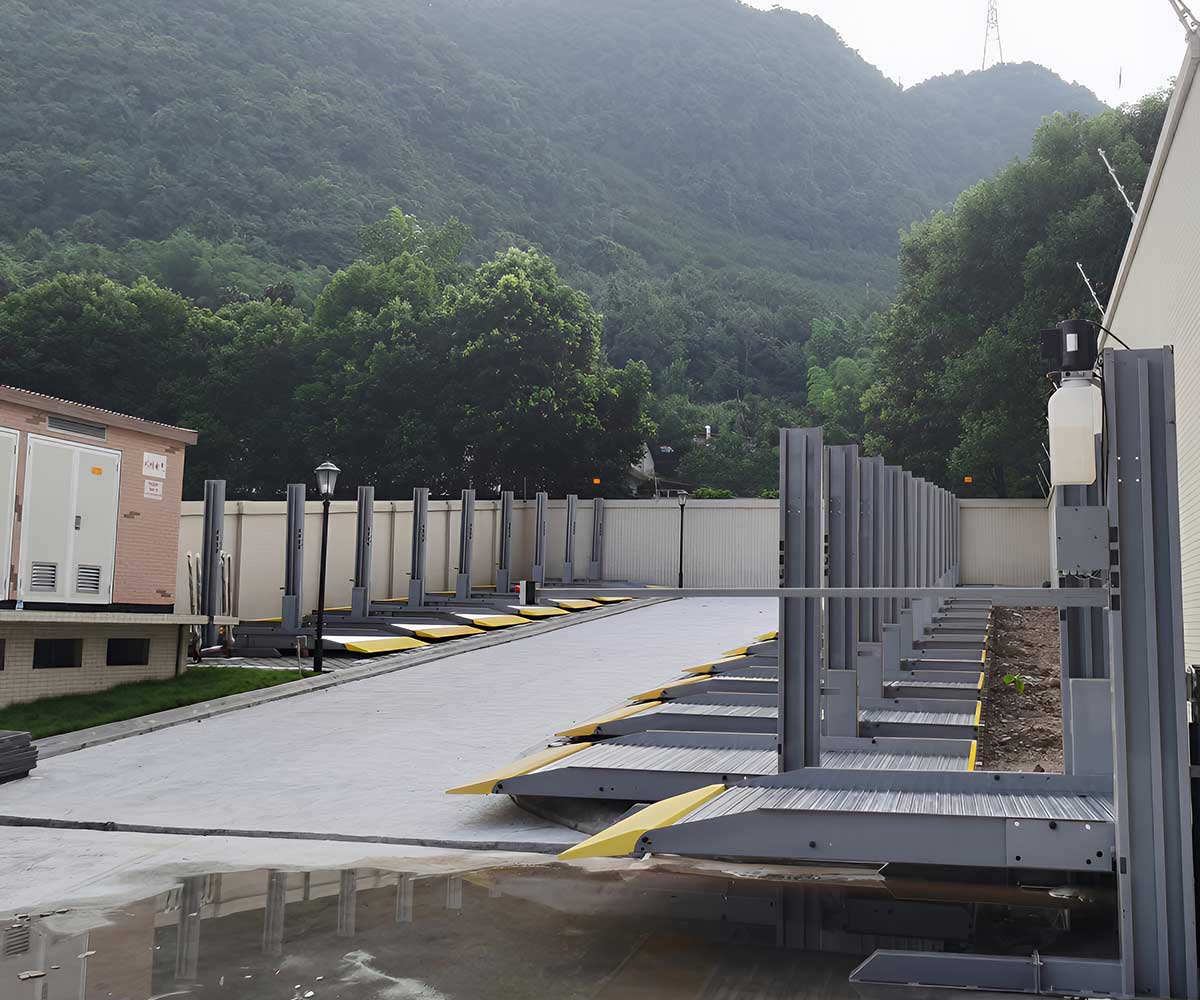 4层升降横移立体停车设备维保解决方案